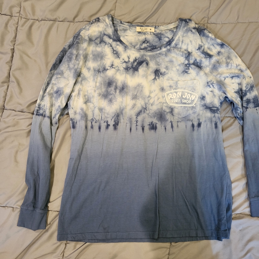 Ron Jon Blue Tie-Dye Shirt